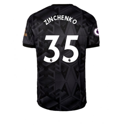 Arsenal Oleksandr Zinchenko #35 Bortatröja 2022-23 Kortärmad Arsenal Oleksandr Zinchenko #35 Bortatröja 2022-23 Kortärmad